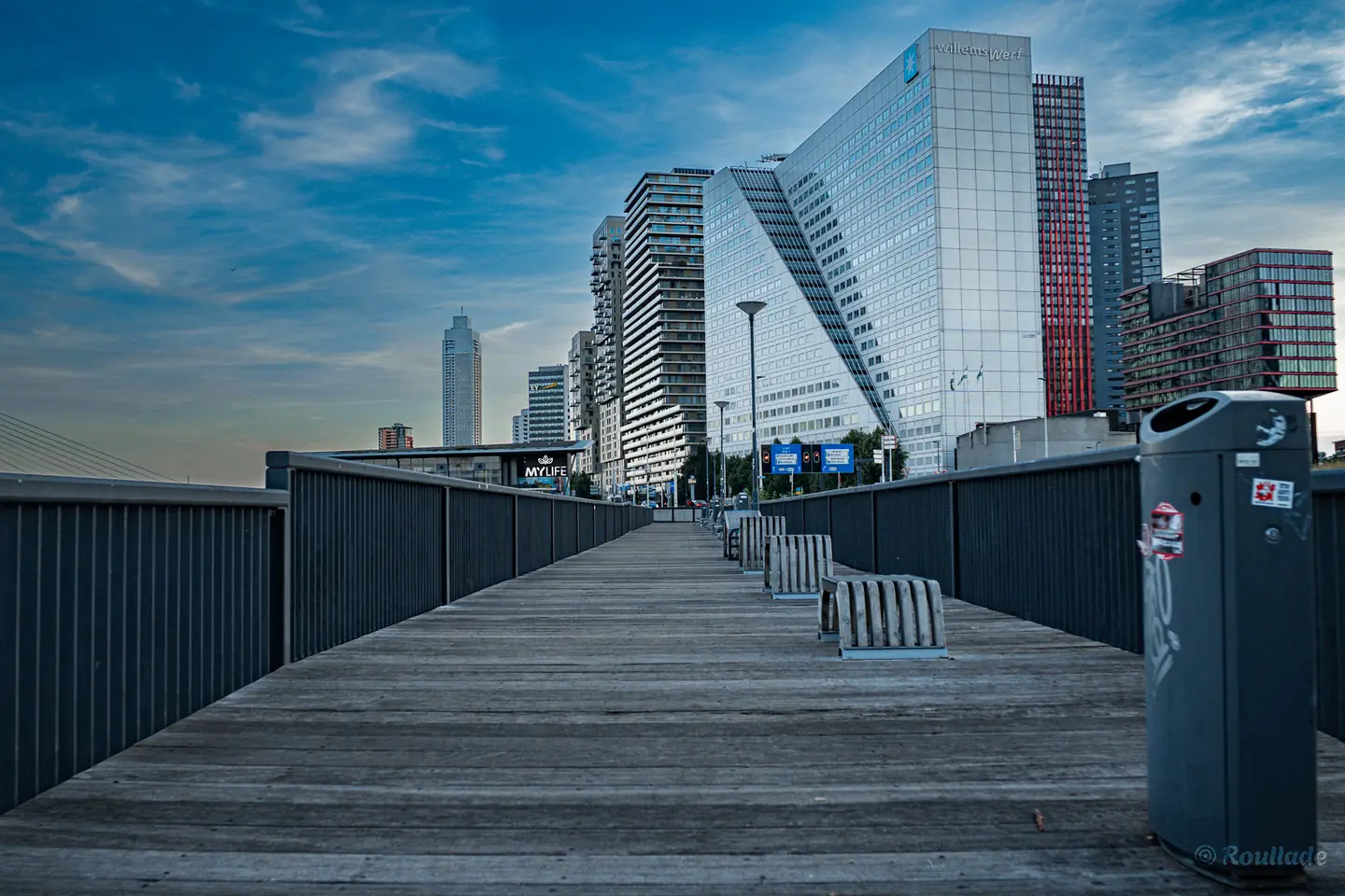 Cover Houten steiger in Rotterdam