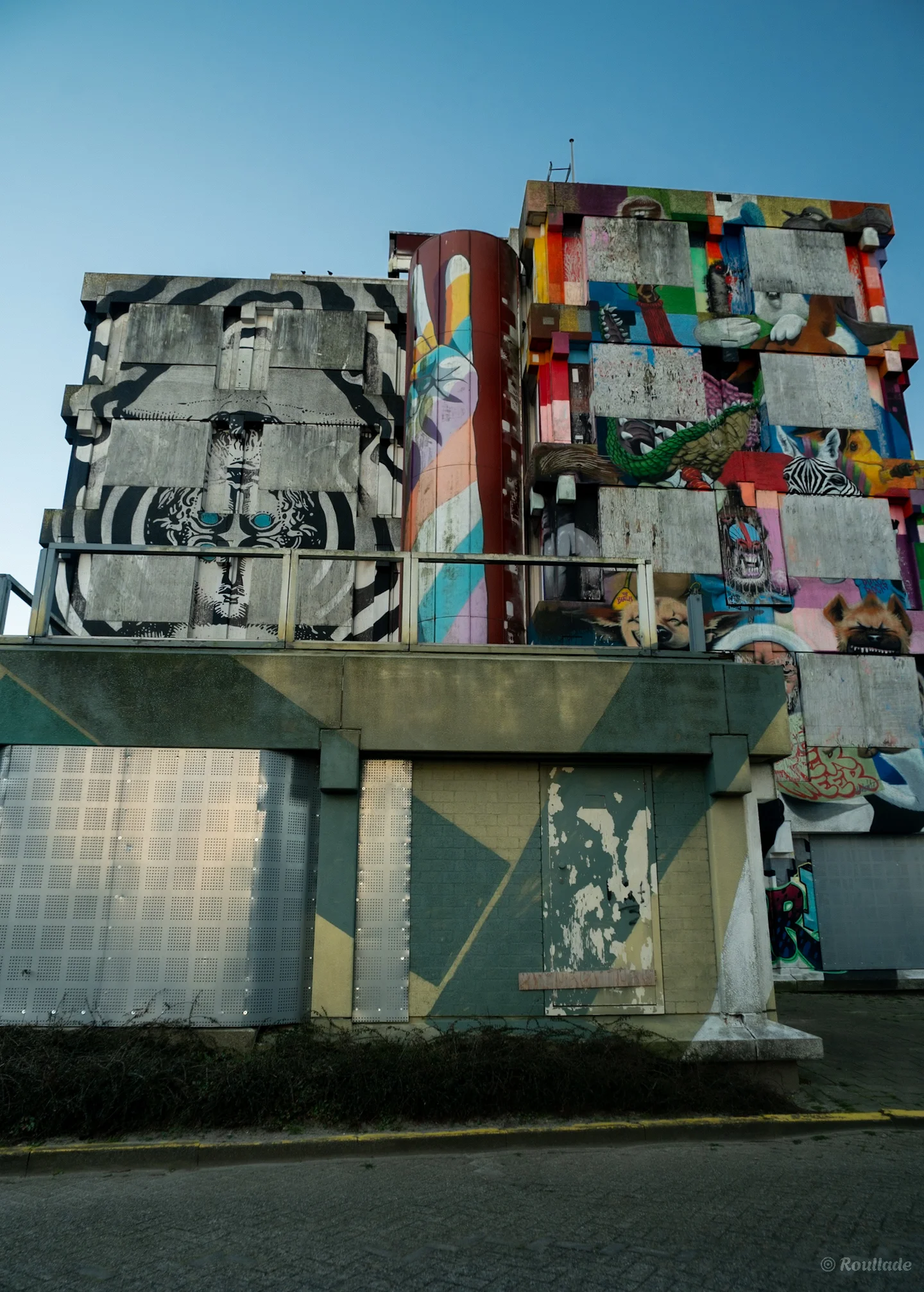 Media Graffiti muur in Zoetermeer