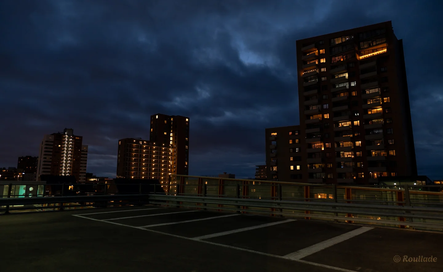 Media Garage met skyline in Zoetermeer
