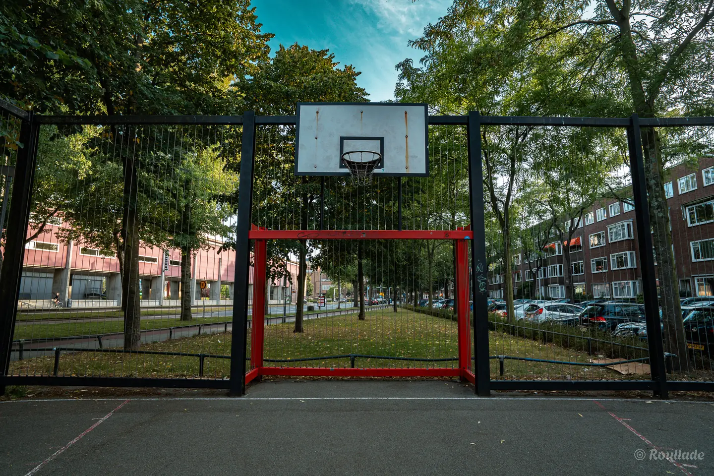 Cover Basketbalveld in Rotterdam